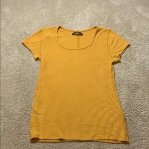 Yellow Abercrombie shirt